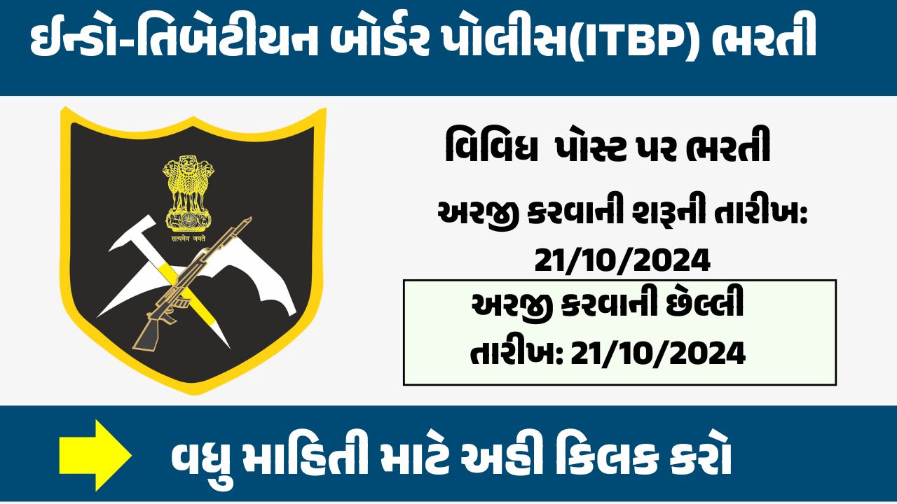 ITBP Paramedical Staff Recruitment 2024