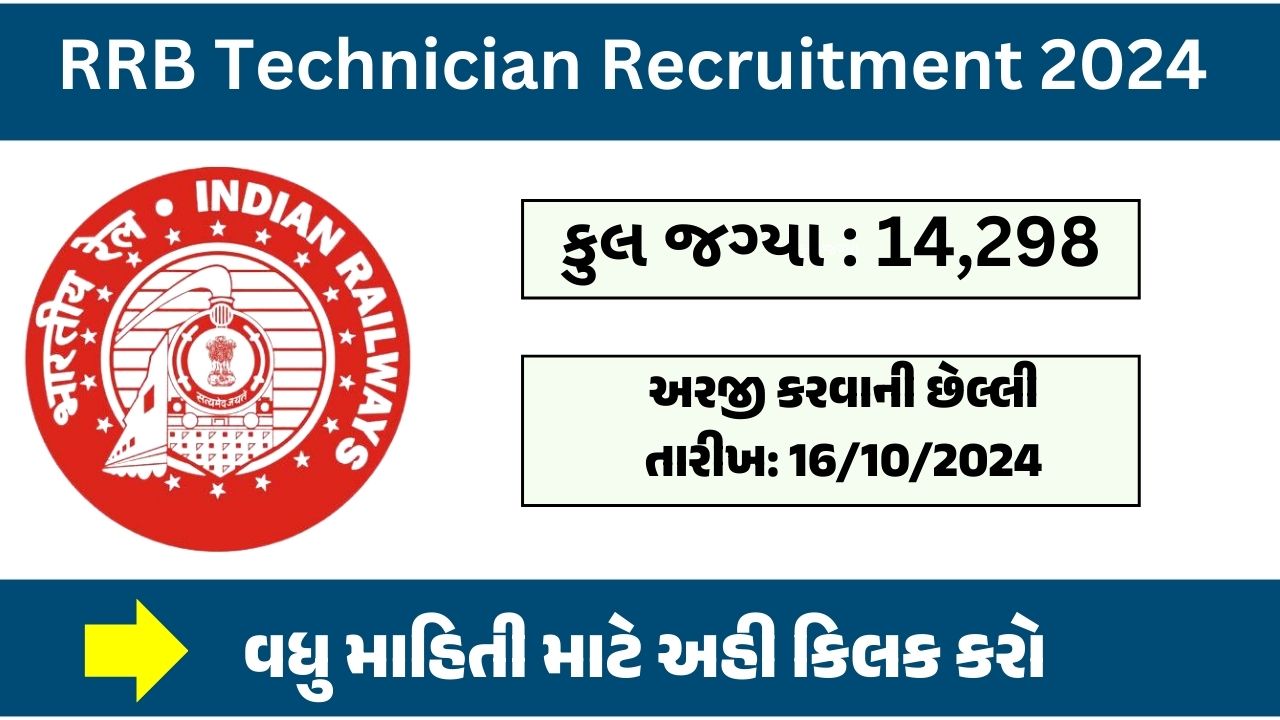 RRB Technician Recruitment 2024