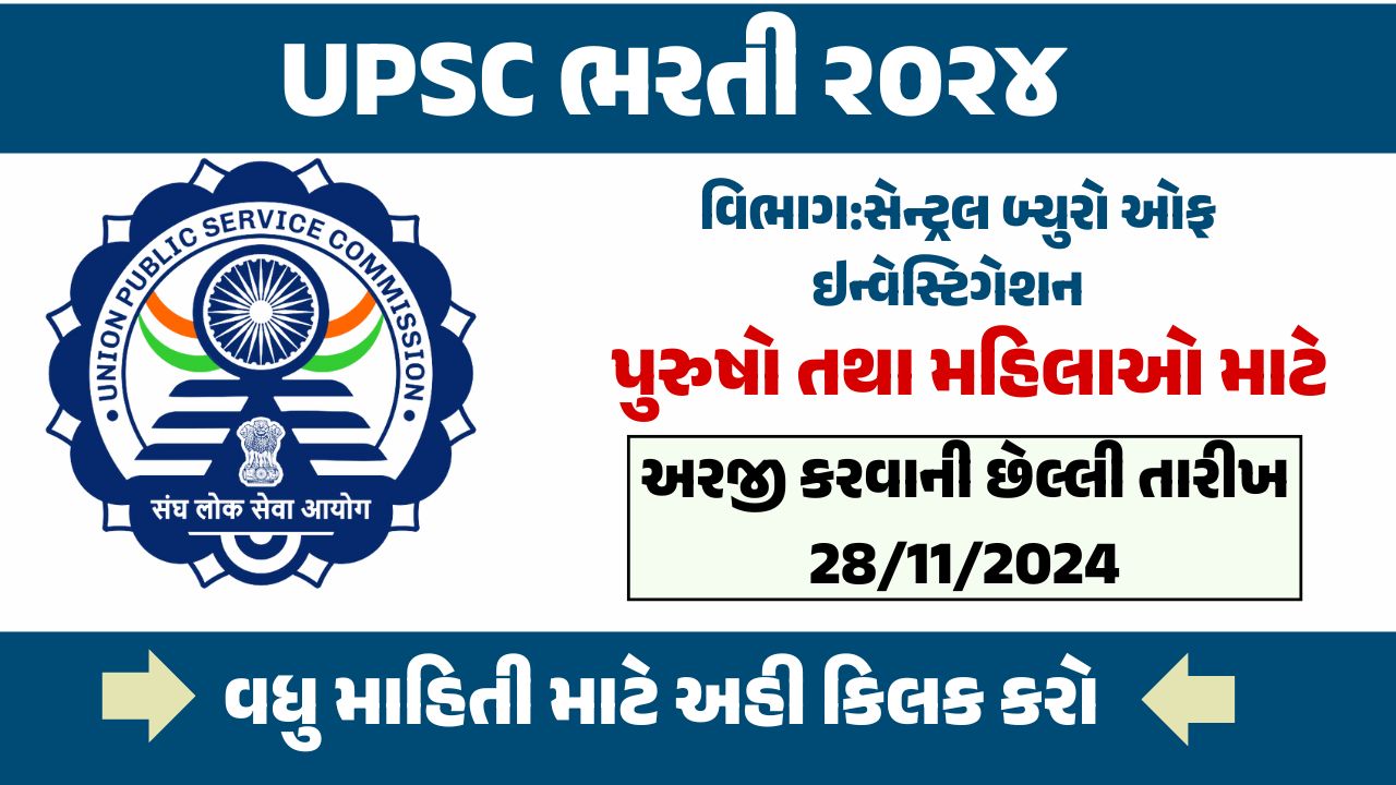 UPSC Recruitment 2024